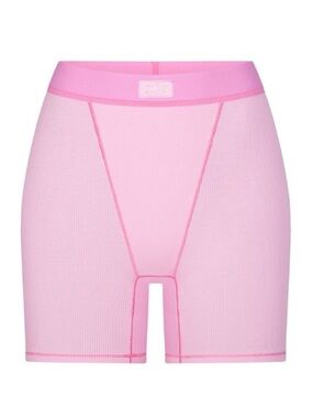SALE rare skims bubble gum cotton rib boxer shorts